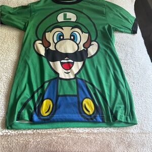 Nintendo Green Tee with Character Design